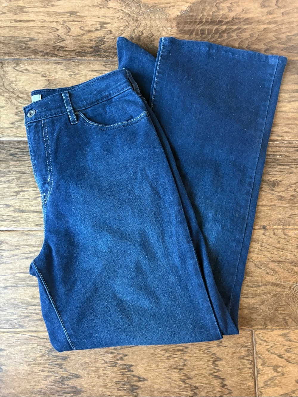 Levi's Women's Boot Cut Jeans in Dark Blue Denim